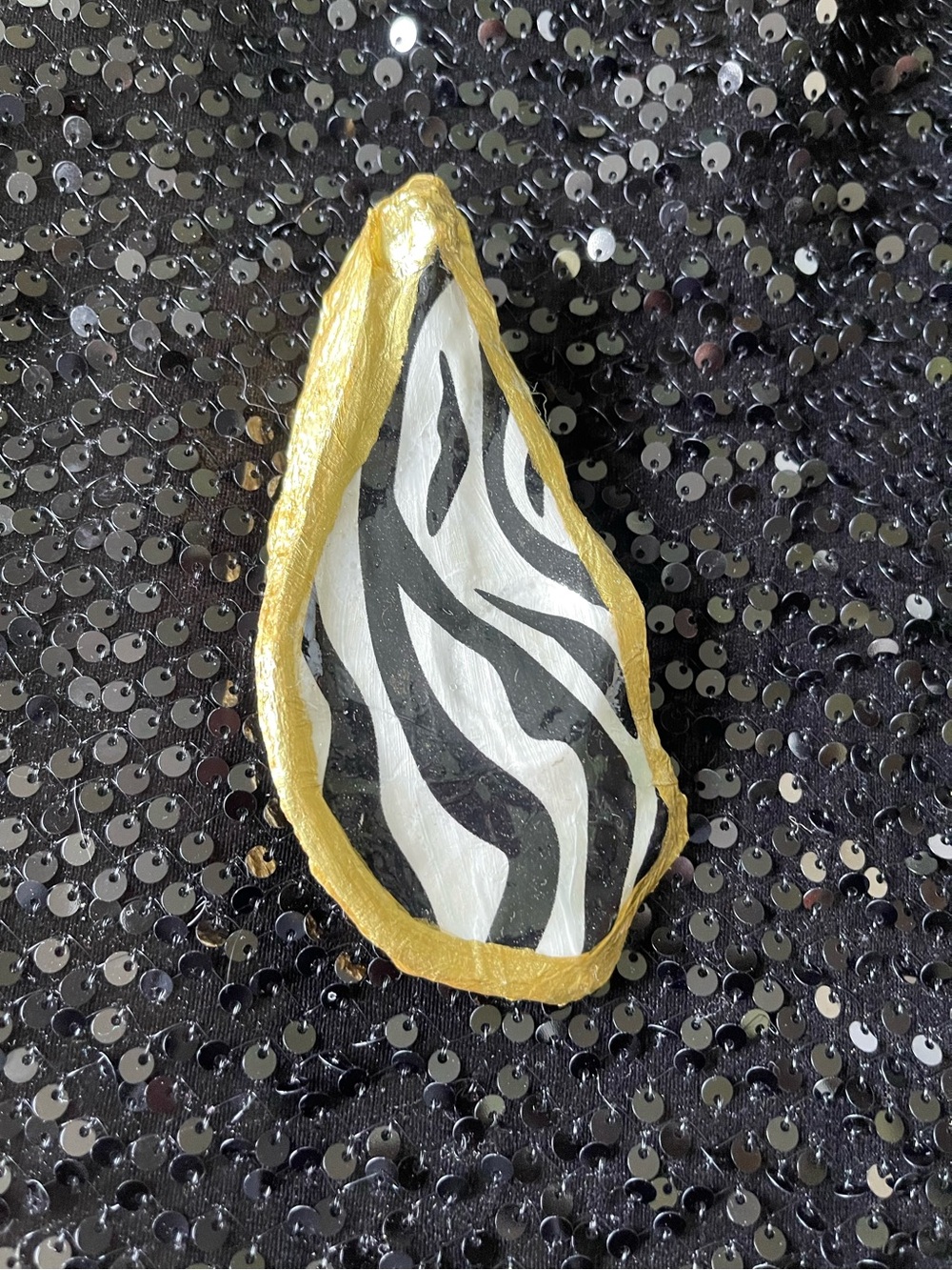 Zebra Stripe Trinket Tray